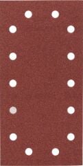 Bosch - Titreşimli Zımpara Kağıdı 10'lu, 115 x 230 mm 120 Kum 14 Delik