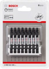 Bosch - Impact Control Serisi Çift Taraflı Vidalama Ucu 8'li T25 *65mm