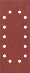 Bosch - Titreşimli Zımpara Kağıdı 10'lu, 115 x 280 mm 80 Kum 14 Delik