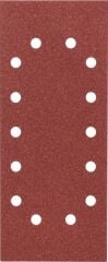 Bosch - Titreşimli Zımpara Kağıdı 10'lu, 115 x 280 mm 80 Kum 14 Delik