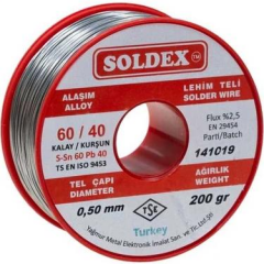 60-40 LEHİM TELİ 200 GR 0.50 MM