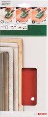 Bosch - Titreşimli Zımpara Kağıdı 10'lu, 115 x 280 mm 240 Kum 14 Delik
