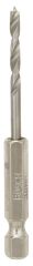 Bosch - Altıgen Şaftlı Ahşap Matkap Ucu 3*74 mm