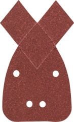 Bosch - Multi Zımpara Kağıdı 5'li, 95 x 135 mm 80 Kum 4 Delik