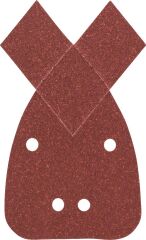 Bosch - Multi Zımpara Kağıdı 5'li, 95 x 135 mm 80 Kum 4 Delik