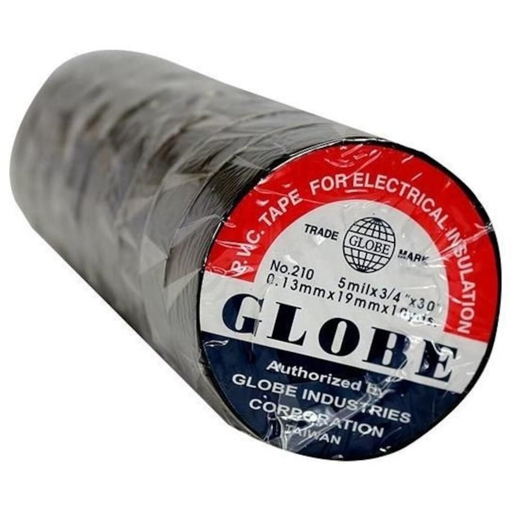 Globe Siyah Elektrik Bandı (10 Adet)