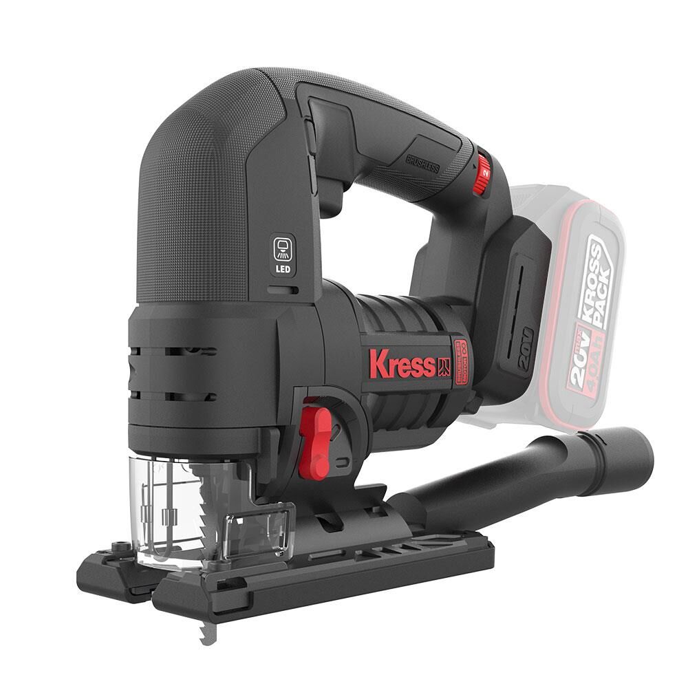 Kress KUE26.9 20Volt Profesyonel Kömürsüz Devir Ayarlı Şarjlı Dekupaj Testere (Akü Dahil Değildir)
