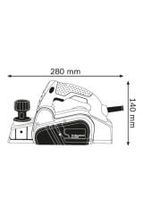 Bosch Gho 6500 El Planyası 650 Waat