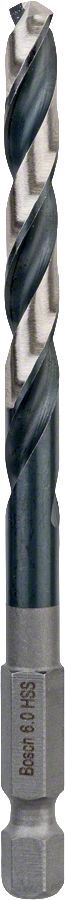 Bosch - Altıgen Şaftlı - Impact Control - HSS Metal Matkap Ucu 6,0*98mm