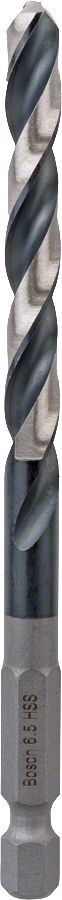 Bosch - Altıgen Şaftlı - Impact Control - HSS Metal Matkap Ucu 6,5*104mm