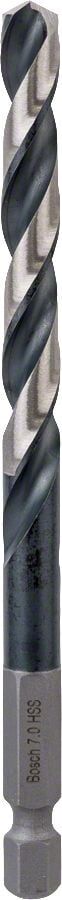 Bosch - Altıgen Şaftlı - Impact Control - HSS Metal Matkap Ucu 7,0*109mm