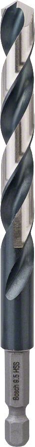 Bosch - Altıgen Şaftlı - Impact Control - HSS Metal Matkap Ucu 9,5*125mm