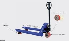 Astor 2500 kg Transpalet (Kemik Tekelerli)