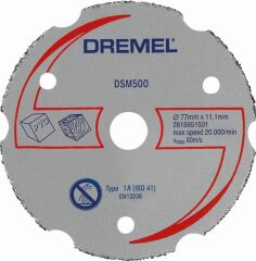 Dremel DSM20 Çok Amaçlı Karpit Kesme Diski (DSM500)