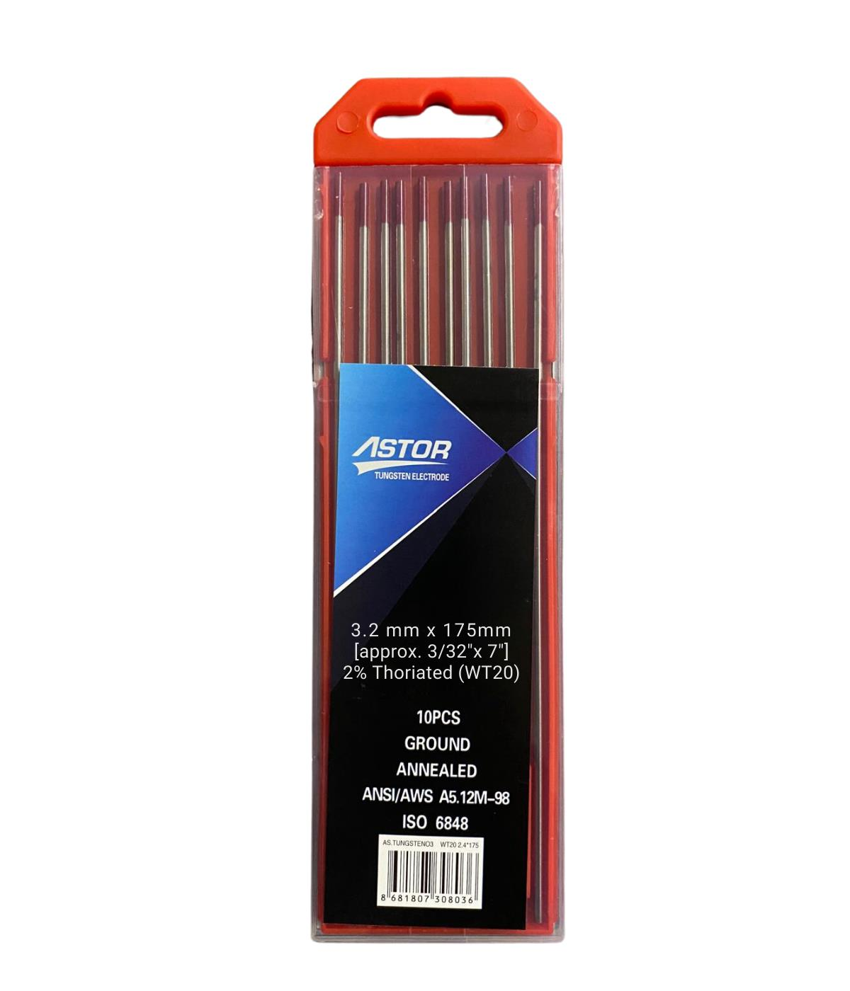 Astor Tungsten Elektrod 3.2 mm 10’lu Paket
