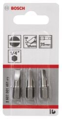 Bosch - Extra Hard Serisi S0,8x5,5*25 mm 3'lü