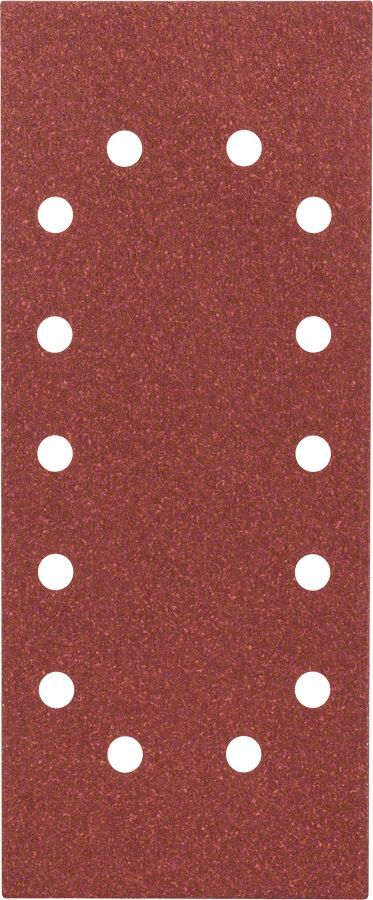Bosch - Titreşimli Zımpara Kağıdı 10'lu, 115 x 280 mm 80 Kum 14 Delik