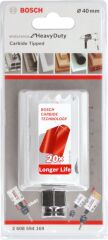 Bosch - Endurance Serisi Zorlu Malzemeler için Carbide Delik Açma Testeresi (Panç) 40 mm