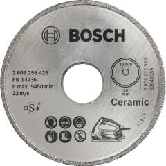 Bosch - Seramik İçin PKS 16 Multi Uyumlu Elmas Kesme Diski 65 x 15mm