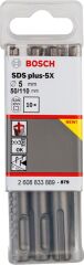 Bosch - SDS-Plus-5X Serisi Kırıcı Delici Matkap Ucu 5*110 mm 10'lu