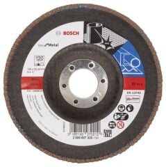 Bosch - 125 mm 120 Kum Best Serisi Metal Flap Disk
