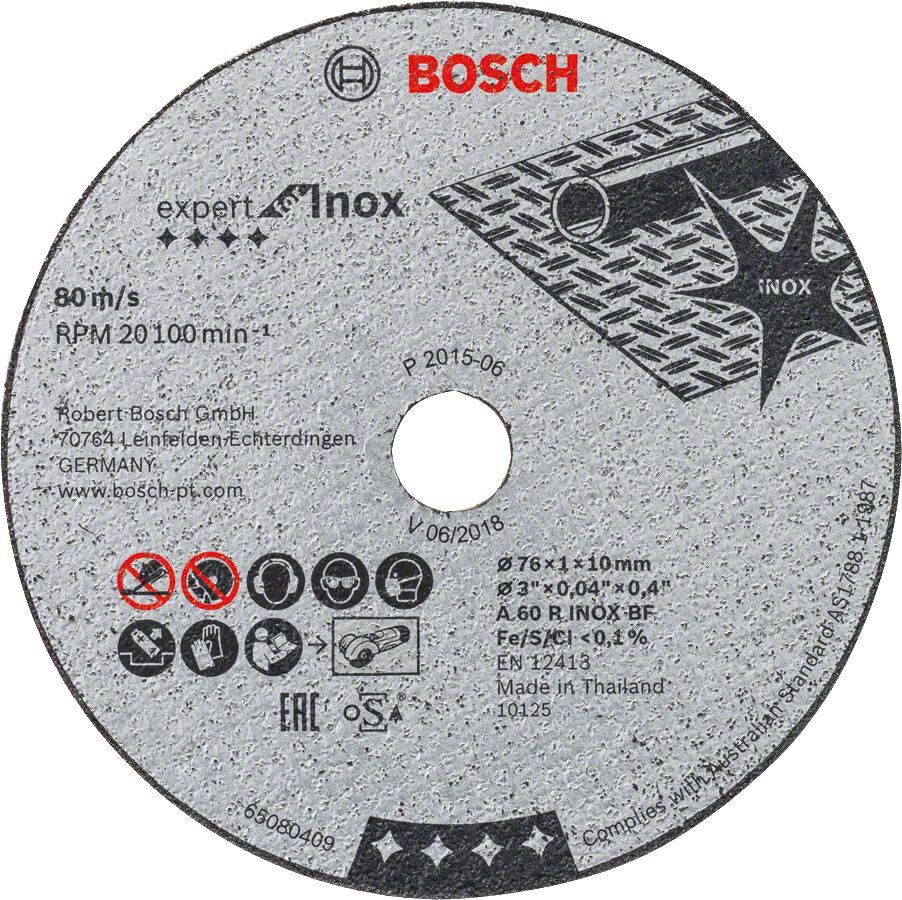 Bosch - Expert for Inox Serisi Kesme Diski 76*1,0 mm