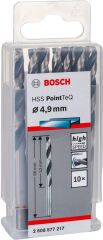 Bosch - HSS-PointeQ Metal Matkap Ucu 4,9 mm 10'lu