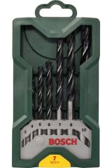 Bosch X-line 7 Parça Mini Ahşap Matkap Ucu Set - 2607019580