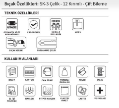 Vıp-Tec Klipsli Maket Bıçağı 875113