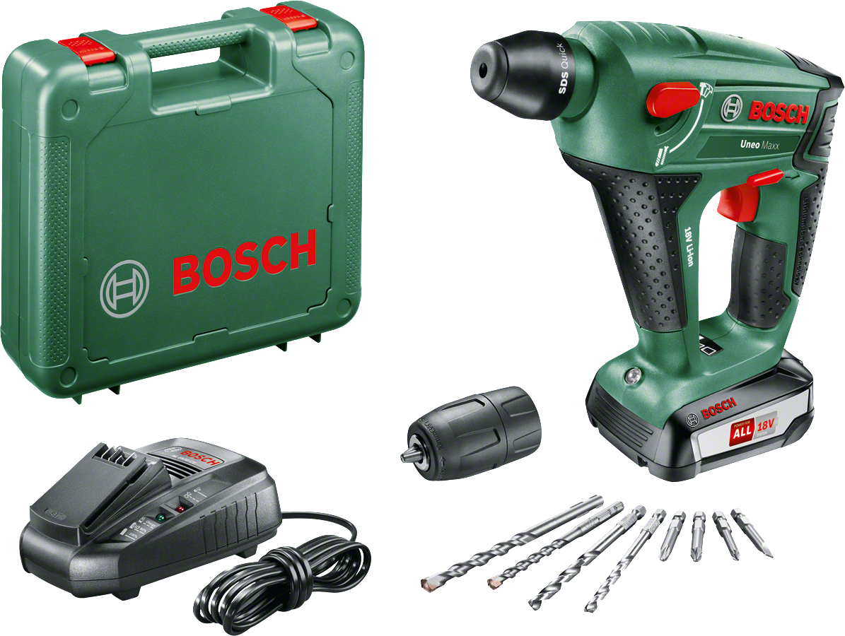 Bosch UNEO MAXX 18 V Tek Akülü Kırıcı Delici (1 x 2,5 Ah)