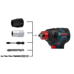 BOSCH GSR 18V-50 + GDX 18V-200 Şarjlı Vidalama ve Delme Seti 2 x 4.0 Amper Çift Akülü
