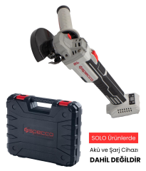 Specco 20V Akülü Taşlama Makinesi 115mm (Akü ve Şarj Cihazı Dahil Değildir)