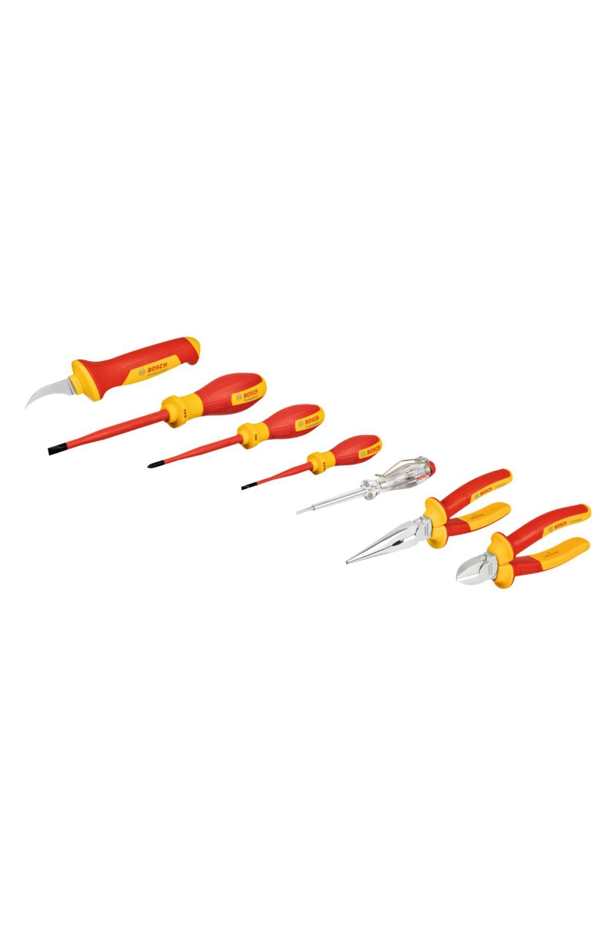 Bosch VDE Karışık El aleti Set 7 Parça - 1600A02NG3