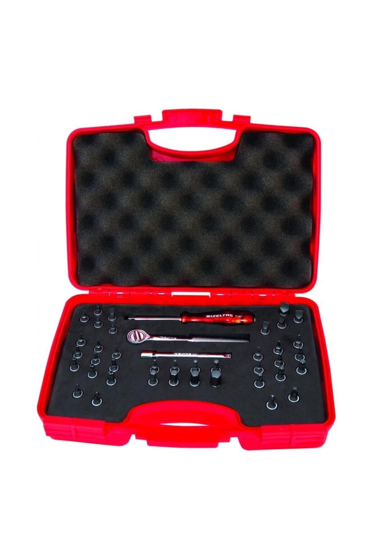 İzeltaş 1/4'' Bits Uçlu Lokma Takımı 42 Parça-1107001042