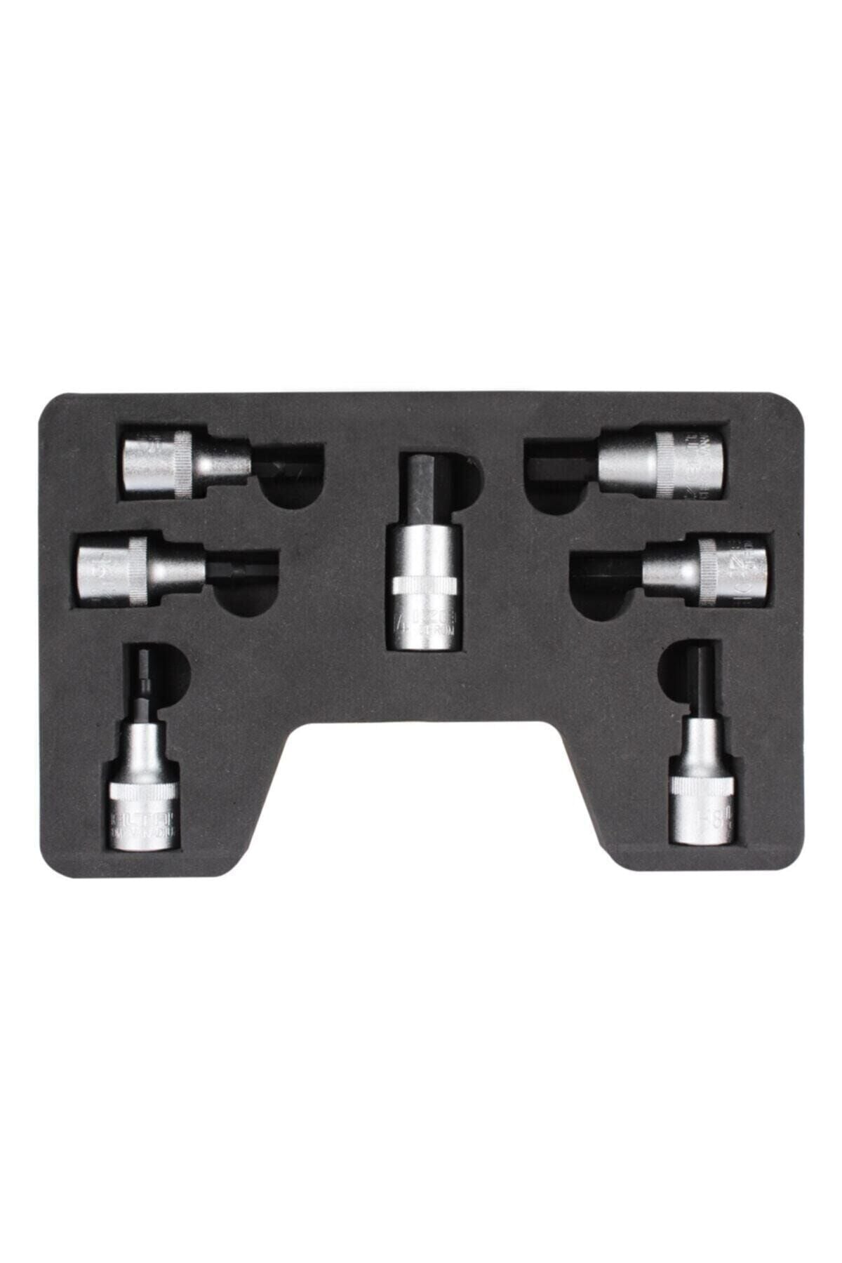 İzeltaş 1/2 Lokmalı Allen Uç Takımı(60mm/7parça)