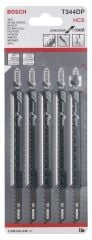 Bosch - Hassas Kesim Serisi Ahşap İçin T 344 DP Dekupaj Testeresi Bıçağı - 5'Li Paket