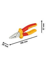 Bosch Kıvırma Pensesi VDE 180mm - 1600A02NE6