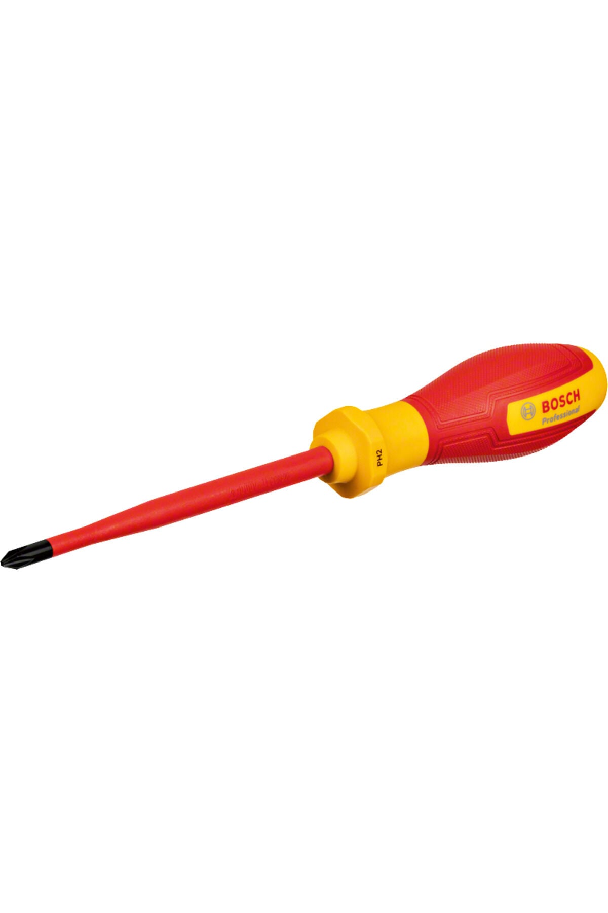 Bosch Profesyonel İzoleli 1000 Volt PH 2 x 125 mm Tornavida (1600A02NB9)