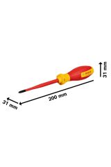 Bosch Profesyonel İzoleli 1000 Volt PH1 x 100 mm Tornavida (1600A02NB8)
