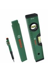 Bosch Home and Garden Su Terazisi - Katlanır Metre - Kalemli İşaretleme Seti - 1600A02W7S