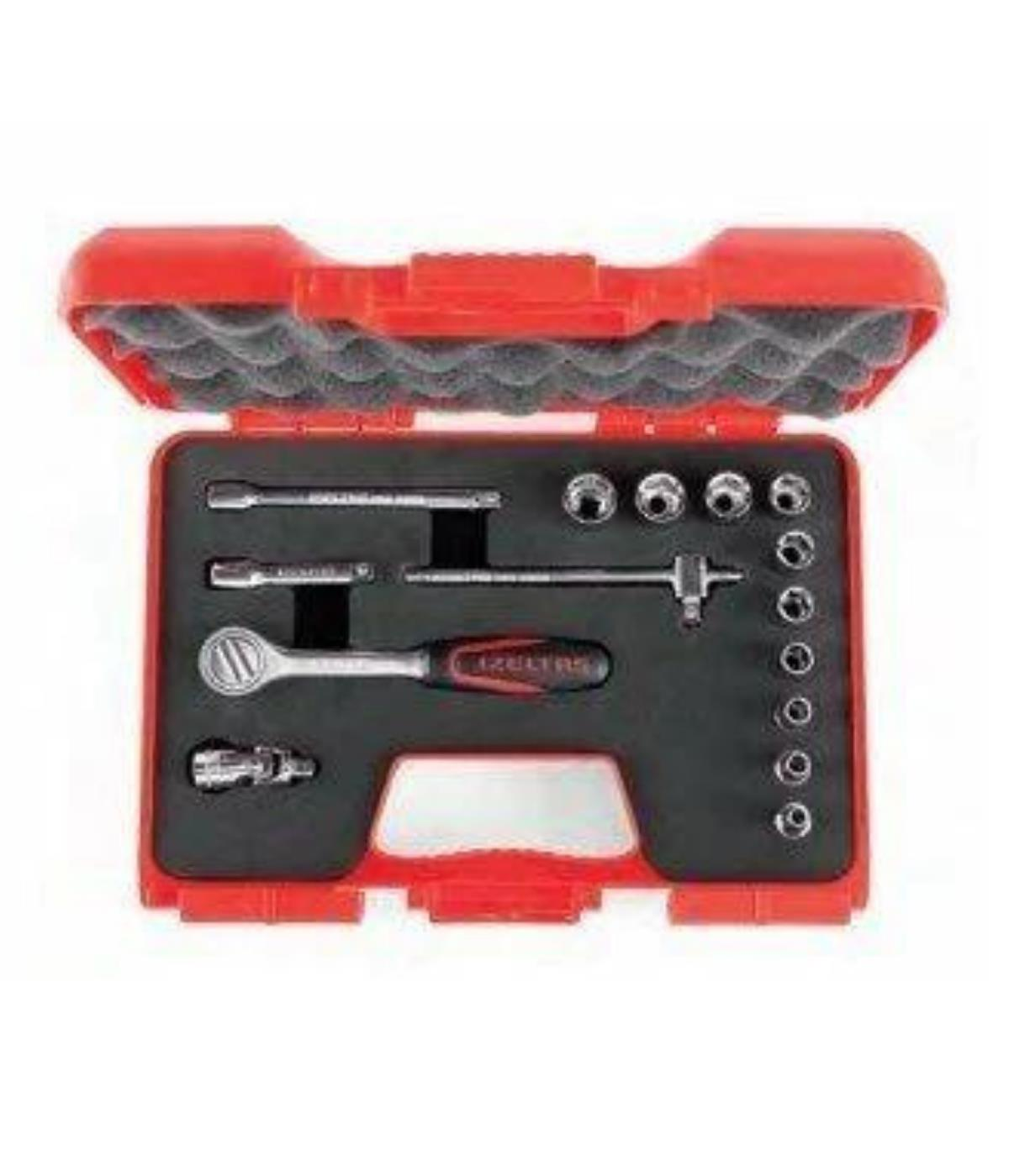 İzeltaş 1/4 Altı Köşe Lokma Anahtar Takımı 15 Parça