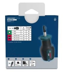 BOSCH PRO AVUÇ İÇİ TORNAVİDA SETİ PZ/SL 5Lİ