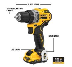 Dewalt Şarjlı Vidalama Makinesi Compact 12v 2ah Kit Dcd701d2-qw