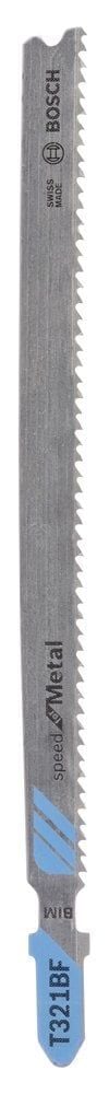 Bosch - Hızlı Kesim Serisi Metal İçin T 321 BF Dekupaj Testeresi Bıçağı - 5'Li Paket