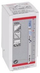Bosch - Aluminyum İçin T 127 D Dekupaj Testeresi Bıçağı - 100'Lü Paket