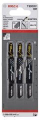 Bosch - Seramik İçin Özel T 130 RIFF Dekupaj Testeresi Bıçağı - 3'Lü Paket