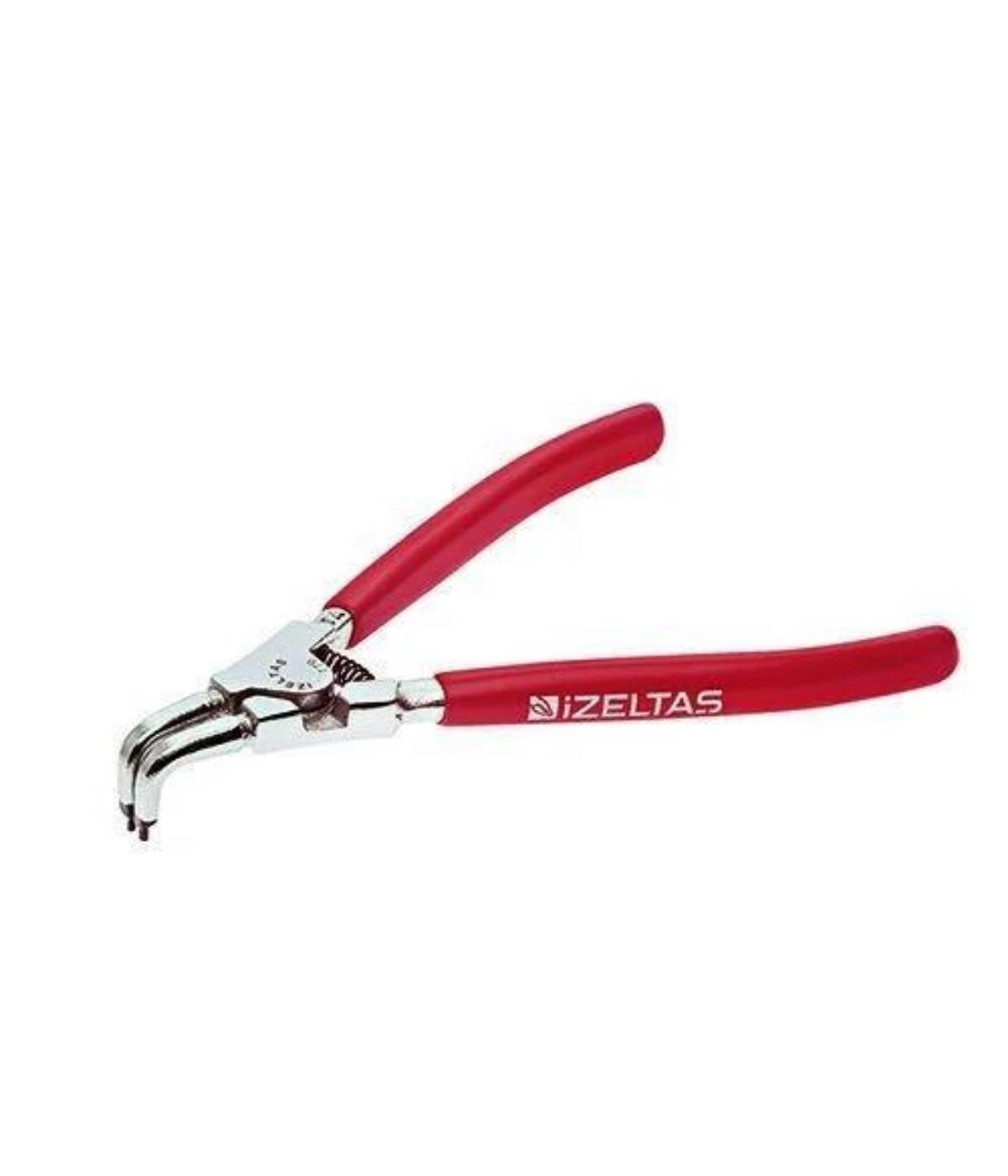 İzeltaş Dış Segman Pensi Yayli Eğri 210 Mm