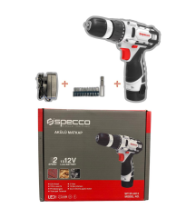 Specco 12V Akülü Matkap Vidalama 24 Nm (1.5Ah Akü Seti)