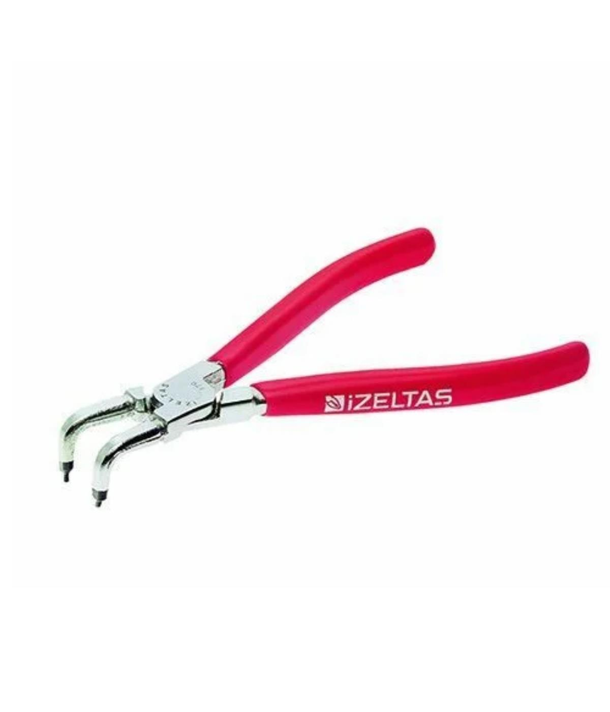 İzeltaş İç Segman Pense Yaysiz Eğri 210 Mm