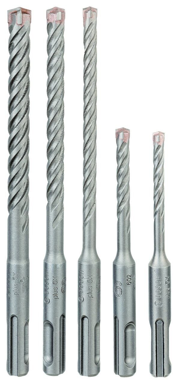 Bosch - SDS plus-5X Serisi Kırıcı Delici Matkap Ucu 5 Parça Set (5,6 x 110 mm, 6,8,10 x 160 mm)